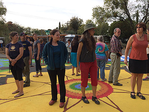 mural celebration activity on the sunflower