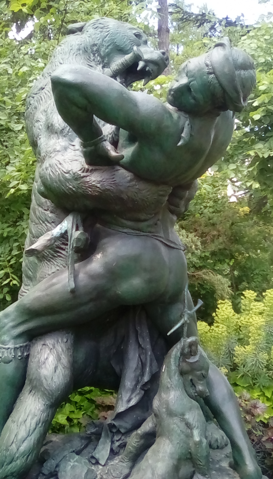 Statue in Paris park