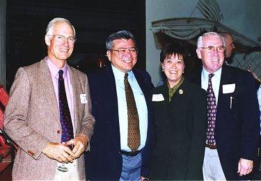 Bob with Howard Beeman, Sandy Dunn and Vic Fazio.