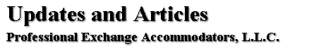About 1031 Exchanges and Professional Exchange Accoomodators LLC