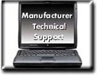 Computer manufacturers' technical support.